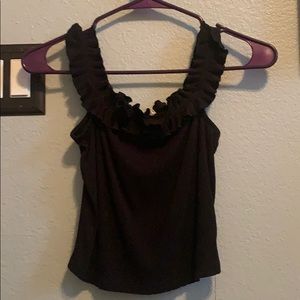 black off the shoulder top